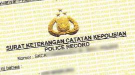 Permohonan Surat Keterangan Catatan Kepolisian (SKCK)